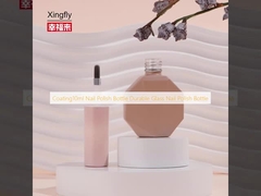 कोटिंग10ml नेल पॉलिश बोतल टिकाऊ ग्लास नेल पॉलिश बोतल