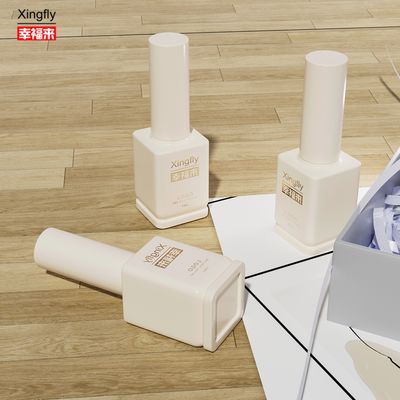 अच्छा मूल्य 15ml स्क्वायर कस्टम प्राइवेट लेबल एडहेसिव टिप्स जेल नेल पॉलिश OEM कस्टम ग्लास बोतल ऑनलाइन