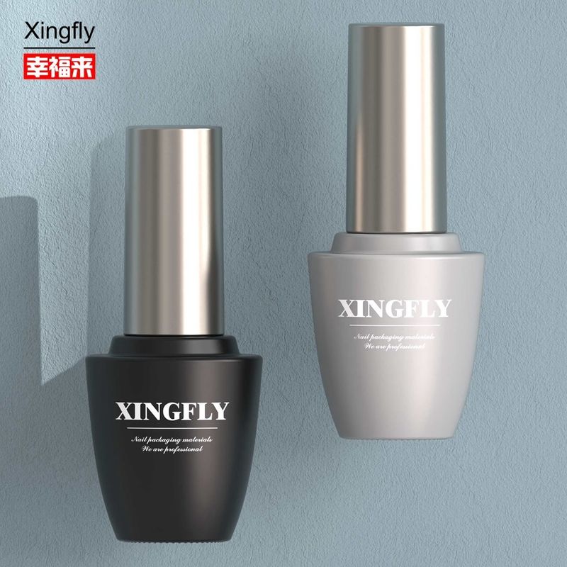 15ml खाली ग्लास नेल पॉलिश बोतलें जेल कॉस्मेटिक पैकेजिंग जेल नेल पॉलिश ग्लास बोतल