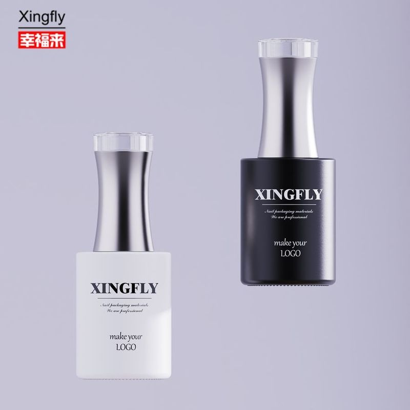 15ml नेल पॉलिश बोतल गोल नेल पॉलिश खाली यूवी जेल कॉस्मेटिक पैकेजिंग नेल पॉलिश बोतल