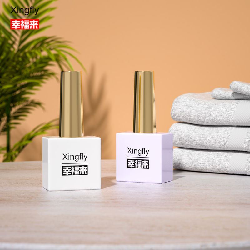 15ml नेल पॉलिश की बोतल स्पष्ट खाली अद्वितीय नेल लैंश नेल पॉलिश के लिए ग्लास की बोतल
