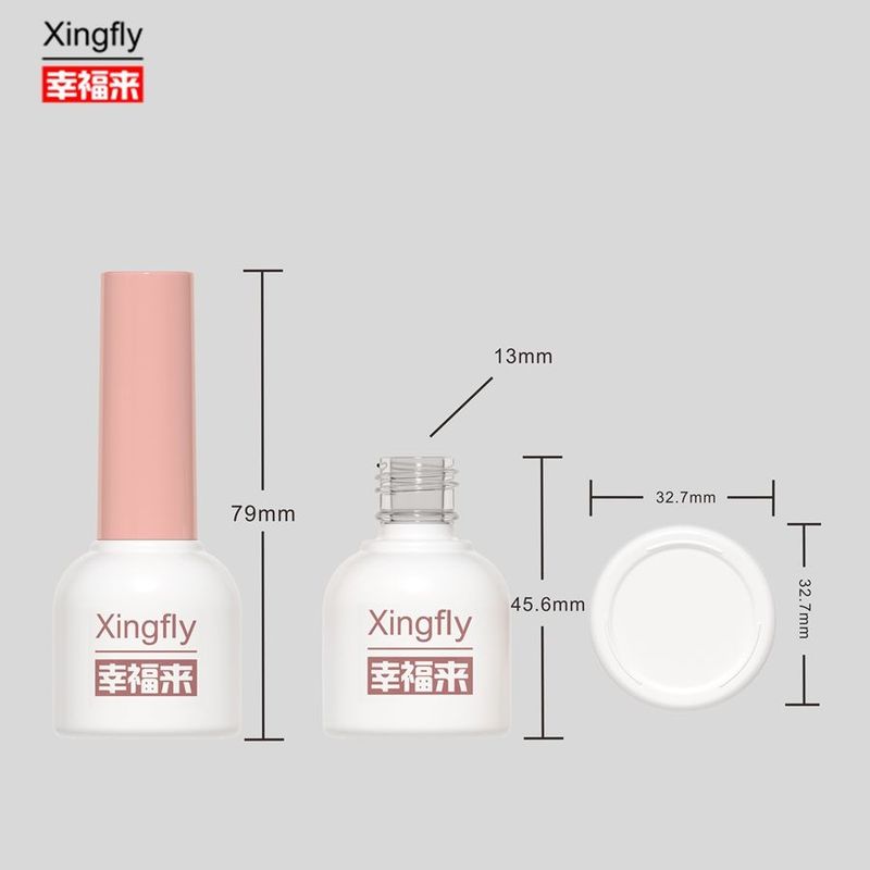 10ml नेल पॉलिश की बोतल खाली विंटेज जेल पोलिश ग्लास की बोतलें