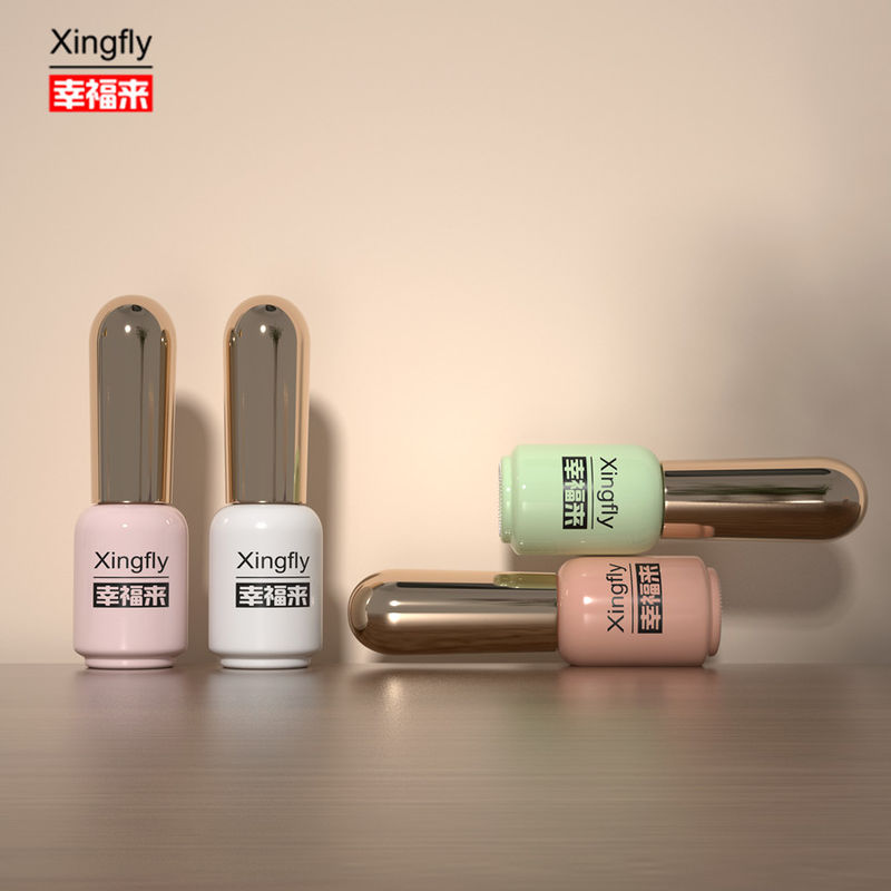 6ml नेल पॉलिश बोतल कॉस्मेटिक पैकेजिंग यूवी जेल पॉलिश ग्लास बोतल कॉम्पैक्ट आकार