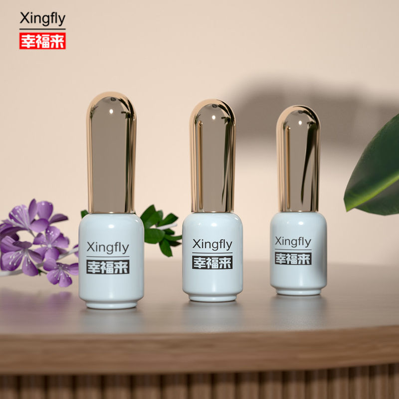6ml नेल पॉलिश बोतल कॉस्मेटिक पैकेजिंग यूवी जेल पॉलिश ग्लास बोतल कॉम्पैक्ट आकार