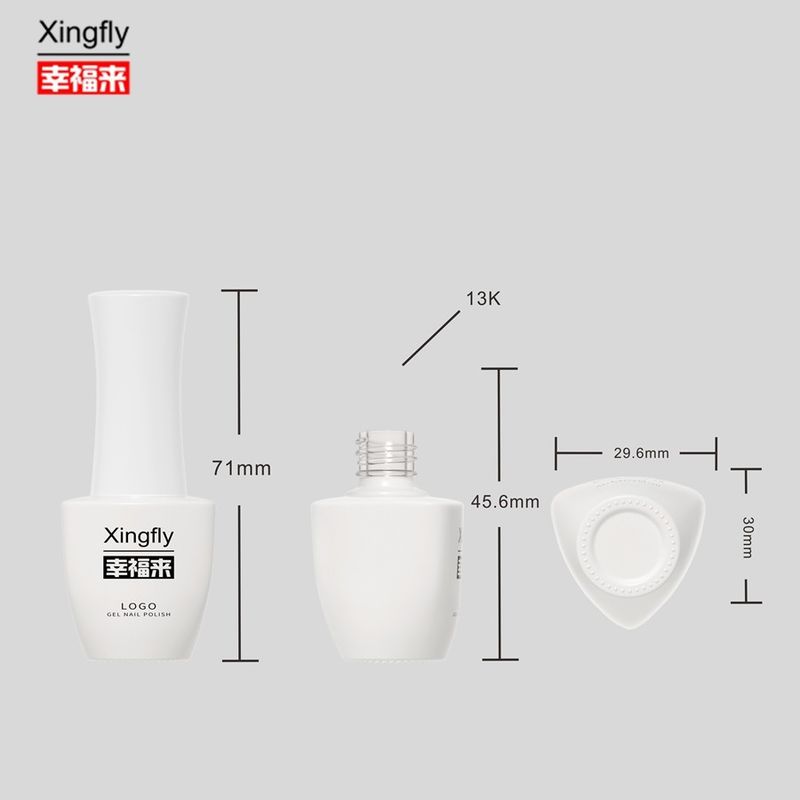 8ml नेल पॉलिश बोतलें यूवी खाली ग्लास नेल जेल बोतलें ब्रश कैप के साथ