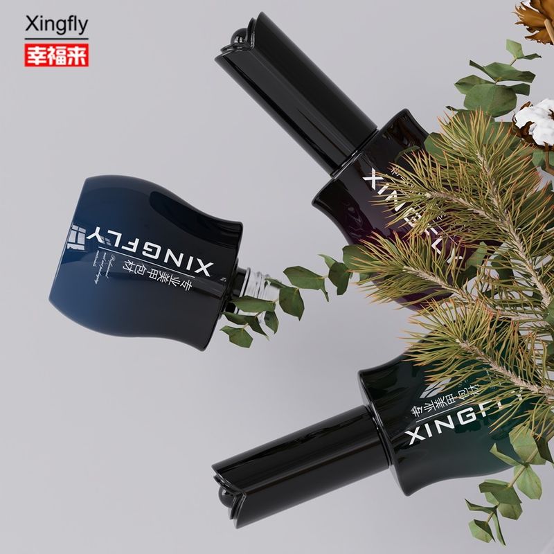 12ml नेल पॉलिश बोतल खाली जेल नेल पॉलिश बोतल 12ml कैप और ब्रश के साथ