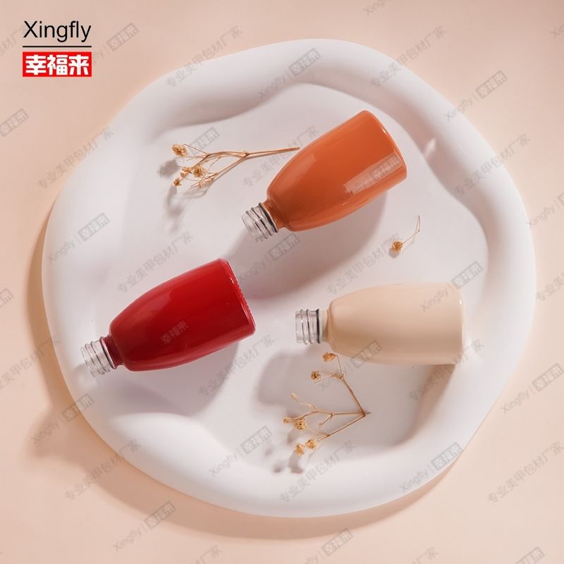 12ml नेल पॉलिश की बोतल जेल की बोतल नेल पॉलिश खाली जेल पॉलिश की बोतलें ब्रश के साथ