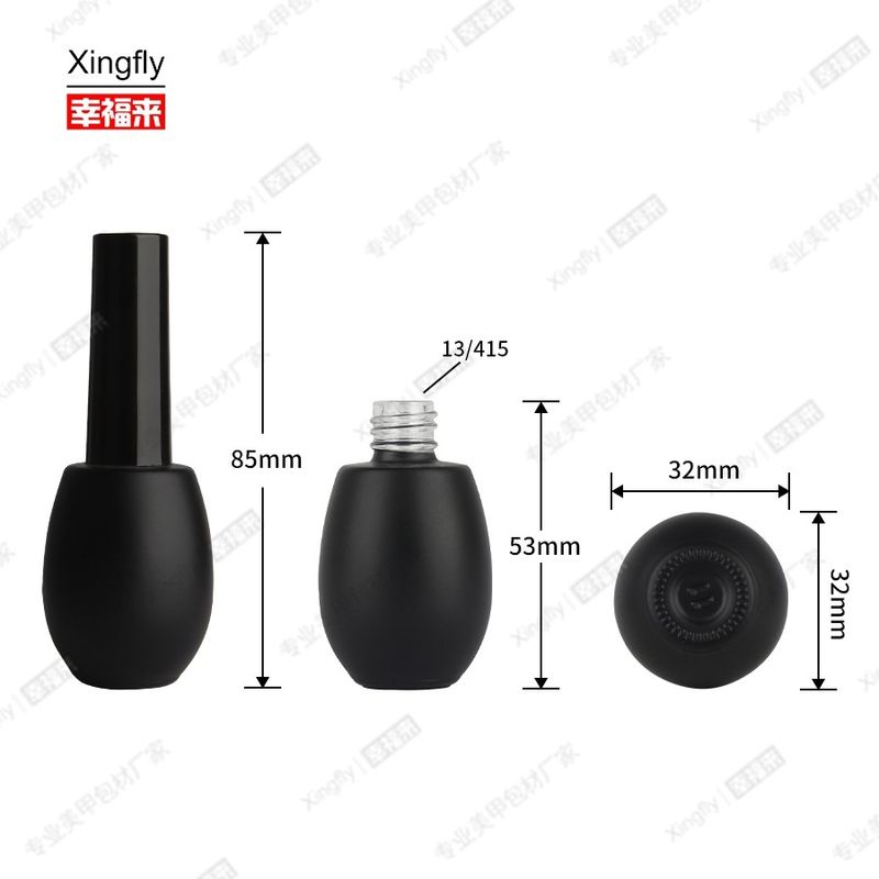 15ml नेल पॉलिश बोतल जार कस्टम बनाया खाली गोल जेल पॉलिश की बोतल नेल पॉलिश