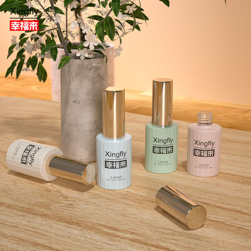 12ml नेल पॉलिश बोतल यूवी जेल पॉलिश ग्लास बोतल व्यापक ब्रश के लिए अद्वितीय डिजाइन