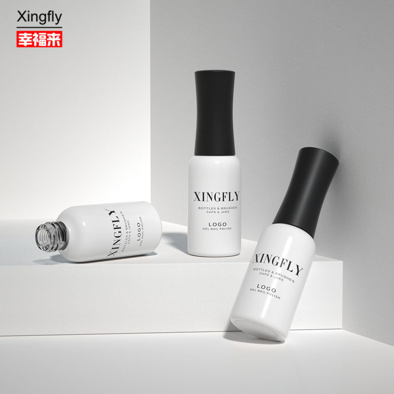 9ml खाली नेल जेल पॉलिश गोल बोतल कस्टम बनाया अद्वितीय खाली नेल पॉलिश बोतलें