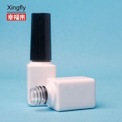 अच्छा मूल्य पारदर्शी 6ml नेल पॉलिश बोतल जेल पॉलिश स्क्वायर बोतल प्लास्टिक कैप और ब्रश के साथ ऑनलाइन