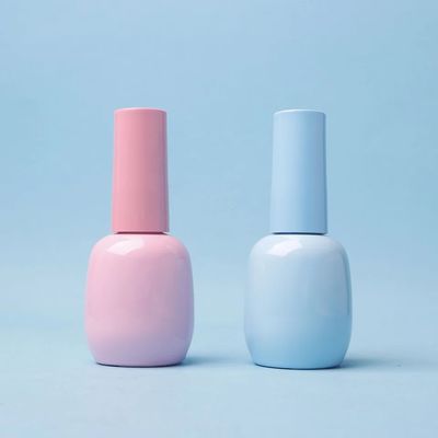 गर्म स्टैम्पिंग 10ml नेल पॉलिश बोतल कस्टम आकार कॉस्मेटिक पैकिंग