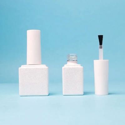 कॉस्मेटिक व्हाइट जेल नेल पॉलिश पैक मैनीक्योर जेल के लिए 12ml बोतल