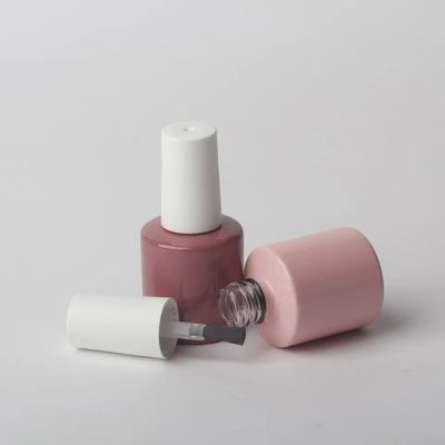 कॉस्मेटिक पैकिंग 7ml नेल पॉलिश बोतल ग्लास सामग्री के साथ