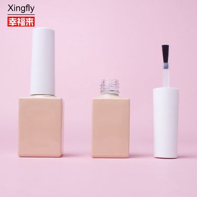10ml नेल पॉलिश बोतल पैकेजिंग सफेद काला नेल ग्लास बोतल