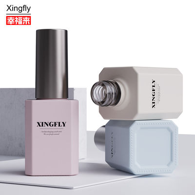 15ml नेल पॉलिश की बोतल यूवी कॉस्मेटिक पैकेजिंग खाली नेल पॉलिश की बोतलें ब्रश के साथ