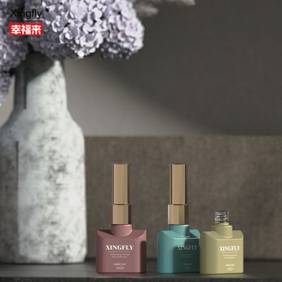 12ml नेल पॉलिश बोतल खाली नेल पॉलिश यूवी जेल नेल पॉलिश ग्लास बोतल कैप ब्रश के साथ