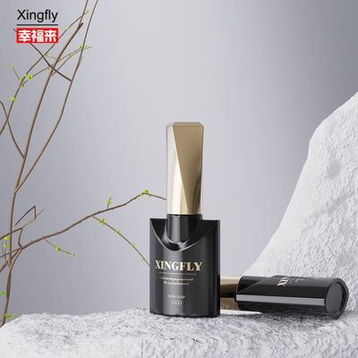 10ml नेल पॉलिश बोतल कस्टम खाली जेल नेल पॉलिश ब्रश कैप के साथ ग्लास बोतलें