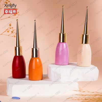 12ml नेल पॉलिश की बोतल जेल की बोतल नेल पॉलिश खाली जेल पॉलिश की बोतलें ब्रश के साथ