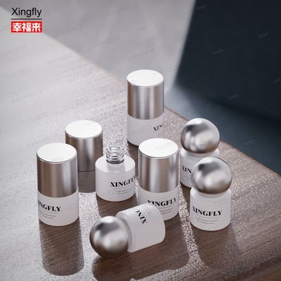 5ml नेल पॉलिश बोतल गोल यूवी जेल कॉस्मेटिक पैकेजिंग नेल पॉलिश ग्लास बोतल