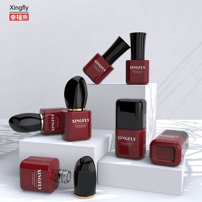 अच्छा मूल्य कस्टम 8ml अद्वितीय स्पष्ट खाली जेल ग्लास जेल नाखून पॉलिश बोतलें टोपी ब्रश के साथ ऑनलाइन