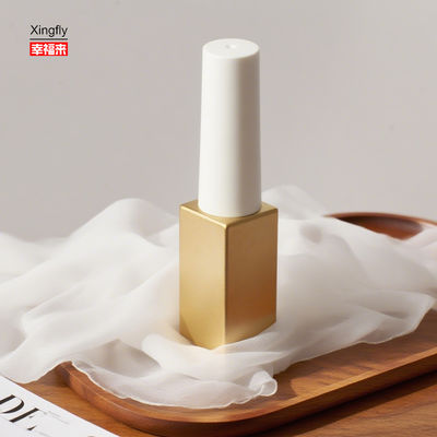 8ml जेल नेल पॉलिश बोतल के साथ नेल पॉलिश तेल के लिए इलेक्ट्रोप्लाटेड कैप ब्रश