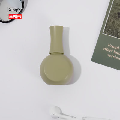 33ml गोल नेल पॉलिश बोतल जेल पॉलिश के लिए ग्लास रोलर बॉल कंटेनर के साथ
